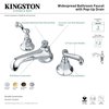 Kingston Brass KS4462FL 8" Widespread Bathroom Faucet, Polished Brass KS4462FL